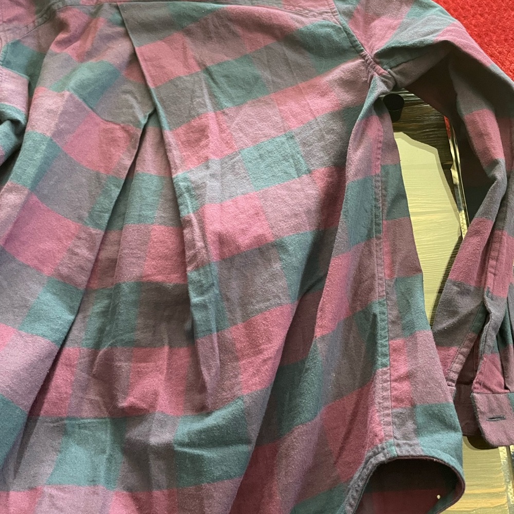 lululemon athletica Women's Plaid Button Down Shirt - Blue and Purple - Picture 2 of 5